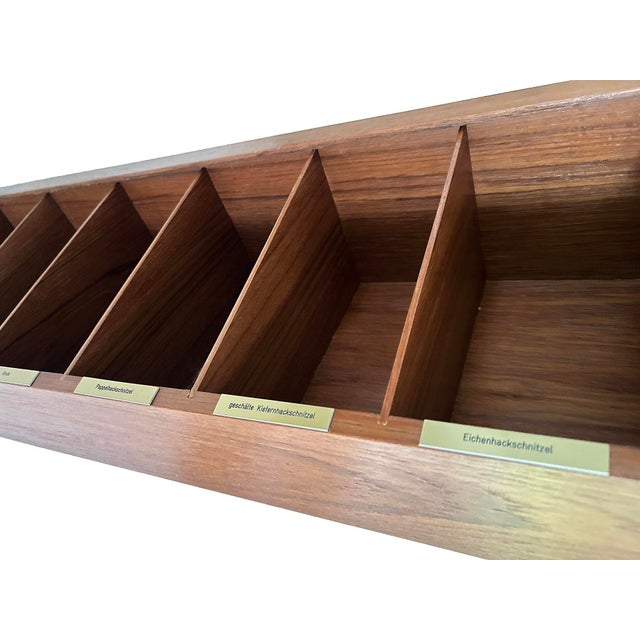 Wood Large Vintage Storage Shelf in Teak, 1960s For Sale - Image 7 of 11
