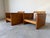 Brown 1970s Mid-Century Modern Milo Baughman - Style Architectural Cube Lounge Chairs – Pair For Sale - Image 8 of 17