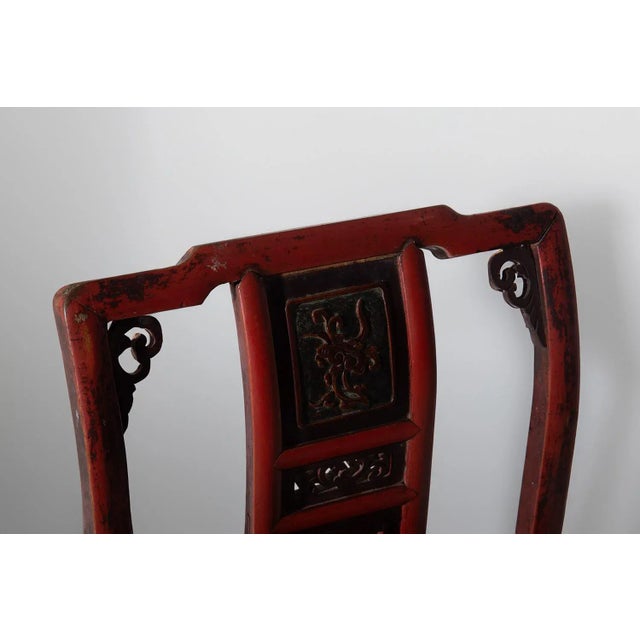 Wood Traditional Qing Style Chair with Hidden Drawer, 1700s For Sale - Image 7 of 9