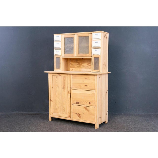 Vintage Kitchen Buffet in Pine For Sale - Image 11 of 16