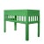 Not Yet Made - Made To Order Colony Desk, Bright Green For Sale - Image 5 of 9