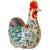 Chinoiserie Large Vintage Chinese Famille Rose Polychrome Enamel Rooster Form Covered Box & Tureen For Sale - Image 3 of 15