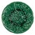 Ceramic Circa 1880 Majolica Green-Glazed Geranium Plate, Hope & Carter, English For Sale - Image 7 of 7