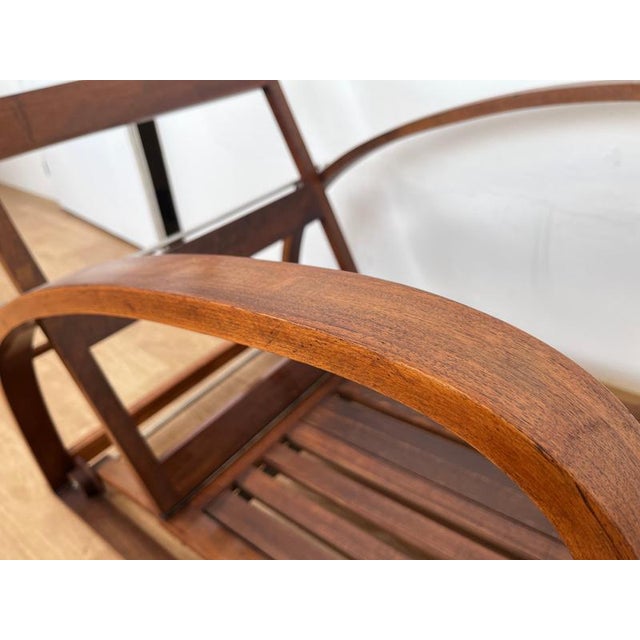 1930s H-74 Adjustable Lounge Chair by Jindrich Halabala for Up Závody, 1930s For Sale - Image 5 of 12