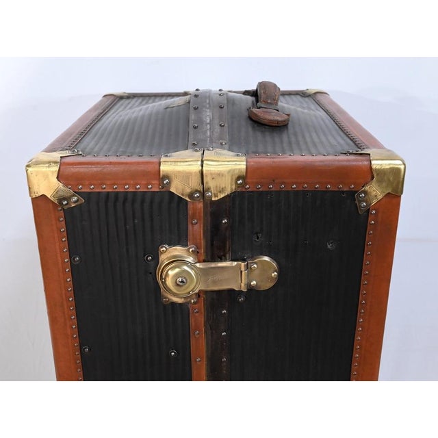 Secretary Trunk in Mahogany Interior, 1900s For Sale - Image 4 of 18