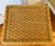 1970s 1970s Vintage Woven Rattan Wicker End Table, Night Stand With Drawer For Sale - Image 5 of 12