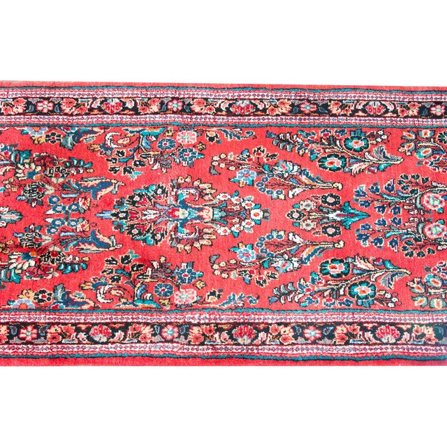 Early 20th Century Early 20th Century Sarouk Runer For Sale - Image 5 of 15