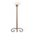Antique Metal Coat Rack in Brown For Sale