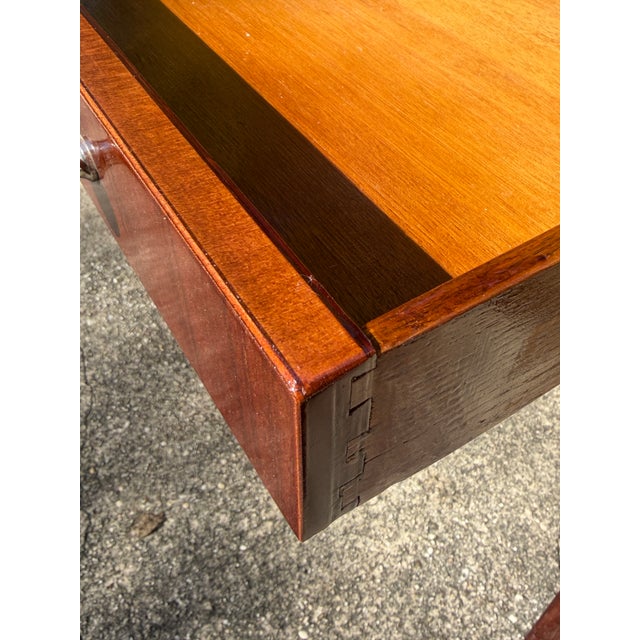 1940s Directorie Style Mahogany Writing Desk by CMC Sloane Master Desk For Sale In New York - Image 6 of 8