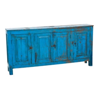 Late 19th Century Antique Blue French Server For Sale