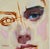 This oil on panel artwork presents a fragmented portrait, focusing on the delicate features of a face with an emphasis on...