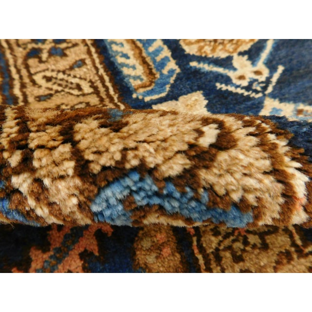 Vintage Blue Persian Gallery Rug4'3"x 10'4" For Sale - Image 10 of 13