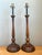 Mid 20th Century Vintage Theodore Alexander Turned Wood Candlestick Table Lamps - A Pair For Sale - Image 5 of 16