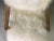 Mid-Century White Sheepskin Armchair For Sale - Image 9 of 13