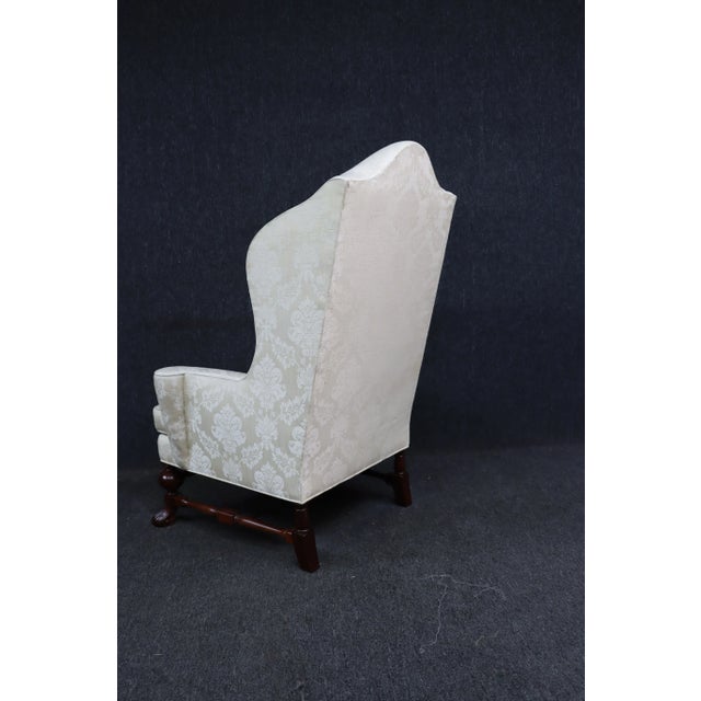 Cream Baker Statley Homes Collection Wingback For Sale - Image 8 of 13