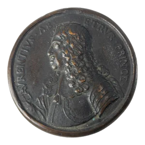 18th Century Italian Bronze Medal of Lorenzo Medici by Antonio Selvi