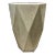 Modern Antique White Finished Hexagonal Side Table For Sale