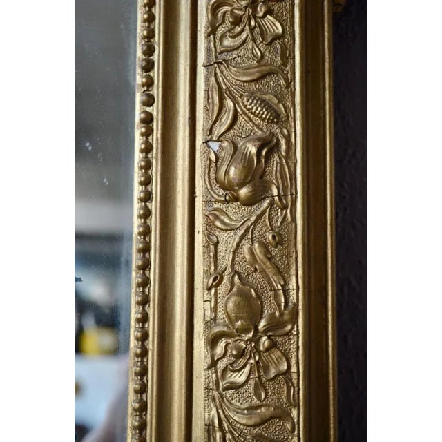 Antique Bohemian Gilt Mirror For Sale - Image 6 of 10