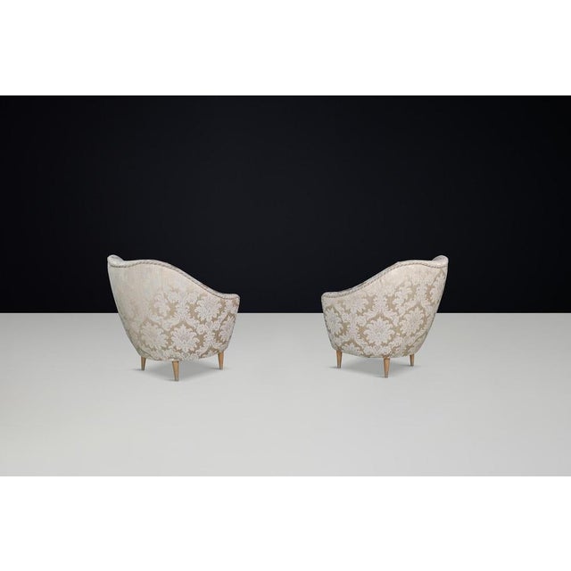 Mid-Century Modern Lounge Chairs attributed to Federico Munari, 1950s, Set of 2 For Sale - Image 6 of 9