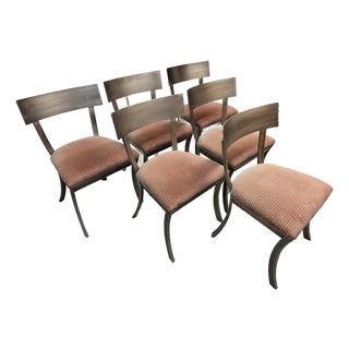 Design Institute of America Klismo Dining Side Chairs, Set of Six For Sale