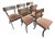 Design Institute of America Klismo Dining Side Chairs, Set of Six For Sale