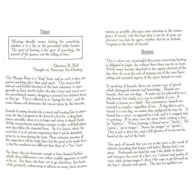 Myopia Hunt Club 1882-1996 Privately Published for Members Only Rules & Masters For Sale - Image 4 of 15