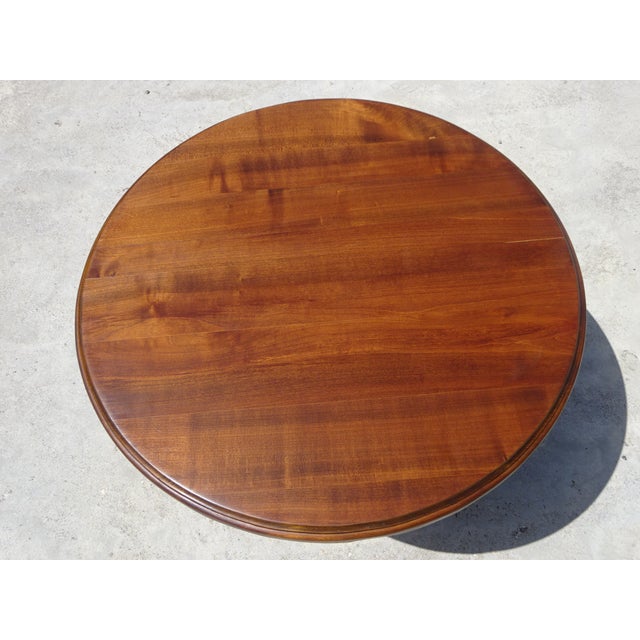 Coffee Table with Central 4-Legged Base, 1970s For Sale - Image 6 of 15