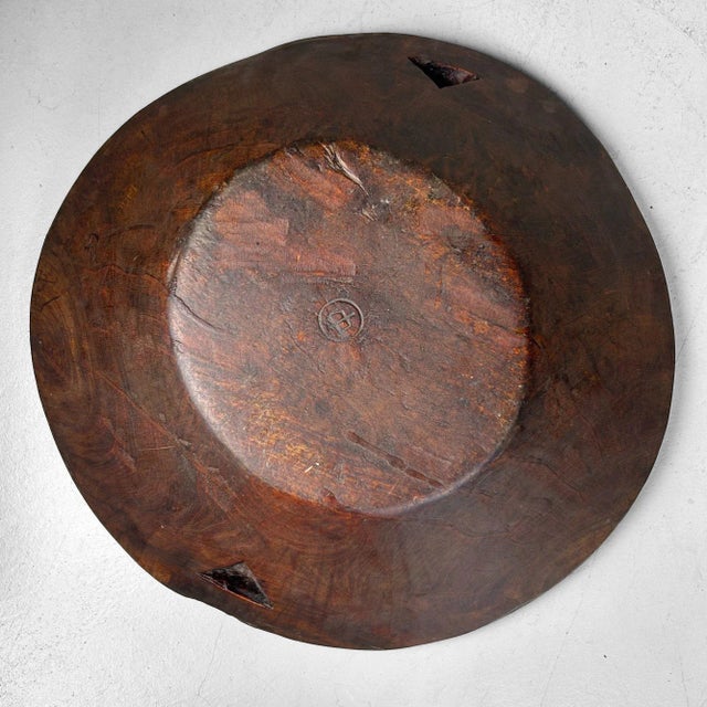 ​Antique Japanese Wooden Bowl, 1890s For Sale - Image 13 of 17