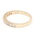 Thin .25ctw Diamond Band Ring, 14k Yellow Gold, Ring Size 5.25 For Sale - Image 4 of 6