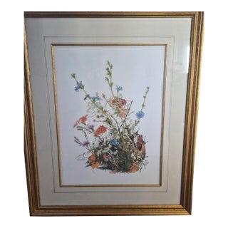 Sallie Middleton Framed "Autumn" Limited Edition Lithograph For Sale