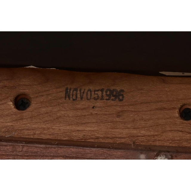 Stickley Mission Arts & Crafts Cherry Wood Spindle Lounge Chair, Newly Upholstered For Sale - Image 10 of 12