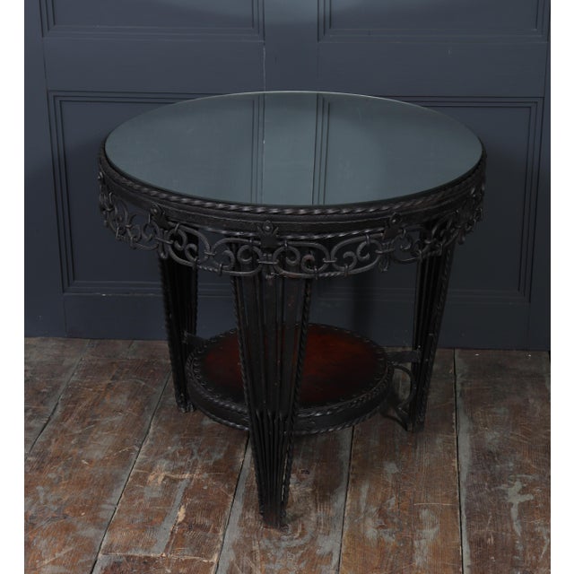 Art Deco French Wrought Iron Coffee Table, 1930s For Sale - Image 11 of 18