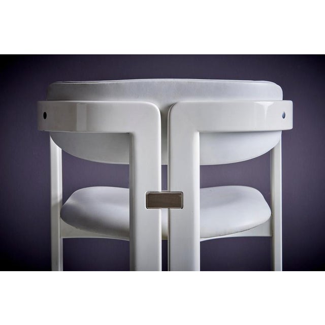 Metal Set of Pamplona Dining Chairs attributed to Augusto Savini for Pozzi, 1960s For Sale - Image 7 of 12