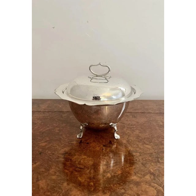 Edwardian Silver Plated Tureen by Mapping and Webb, 1900s For Sale - Image 3 of 10