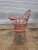 Wood Late 20th Century d.r. Dimes Red Sack Back Windsor Writing Arm Chair Bench Made New Hampshire For Sale - Image 7 of 10