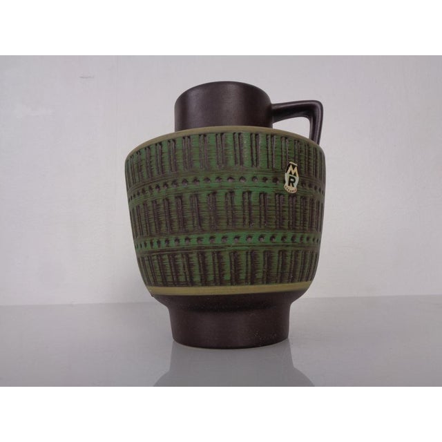 Ceramic 2023/20 R Handle Vase from Marzi & Remy, Germany, 1950s For Sale - Image 6 of 18