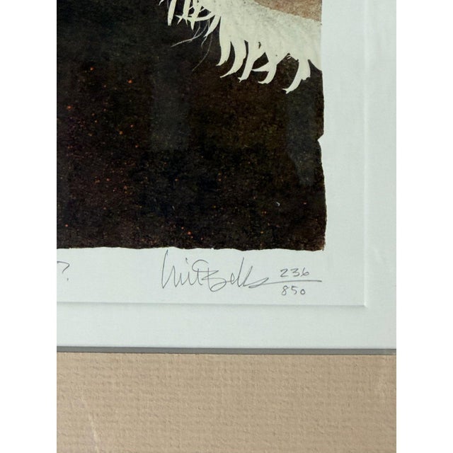 Will Bullas 1993 Limited Edition Artist Signed Lithographic Print 236/850 'You Rang, Madame?' Artist Comments: "The...