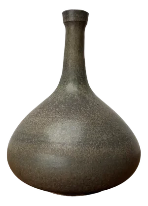 Mid-Century Minimalist Studio Pottery Vase by Mathies Schwarze, Germany, 1960s