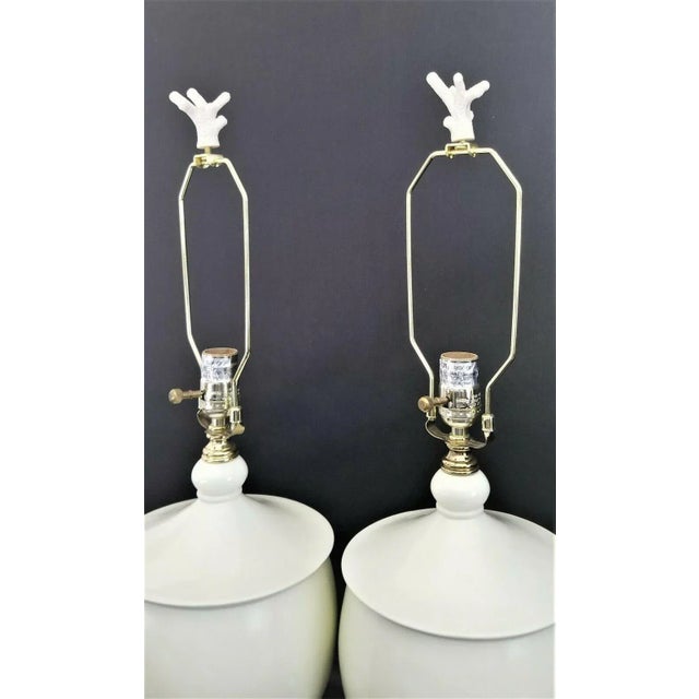 Offering One Of Our Recent Palm Beach Estate Fine Lighting Acquisitions Of A Pair of (2) Gorgeous Designer Coastal Table...