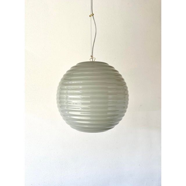 Vintage Modulo S40 Murano Ceiling Lamp by Toso - Massari for Leucos, 1990s For Sale - Image 16 of 16