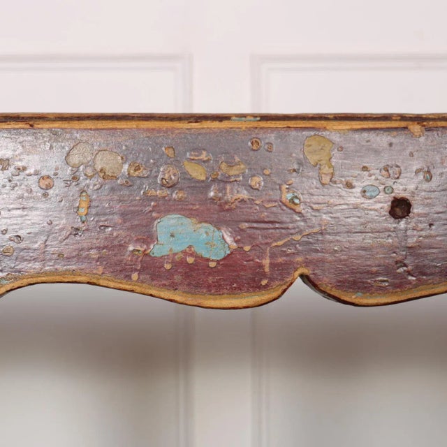 Austrian Original Painted Bench For Sale - Image 5 of 9