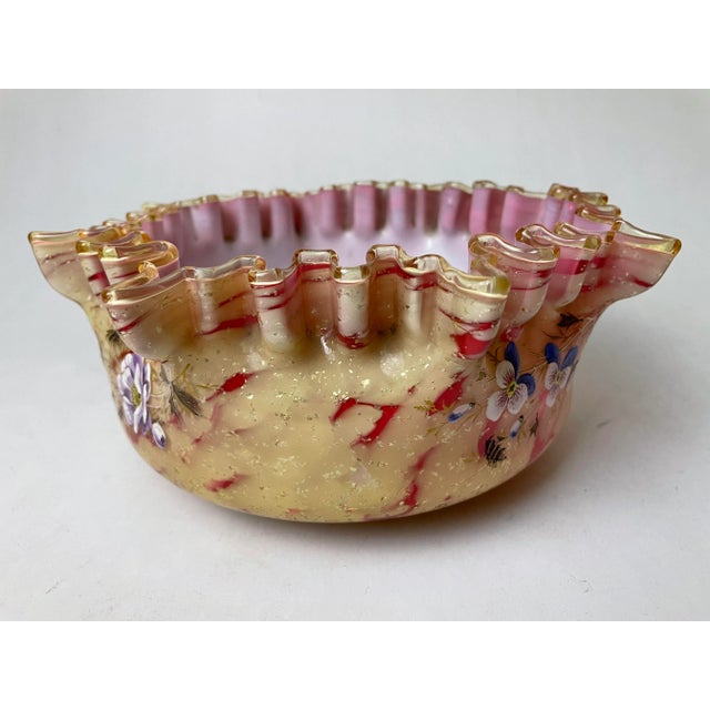 Opaline Multilayer Glass Bowl For Sale - Image 4 of 12