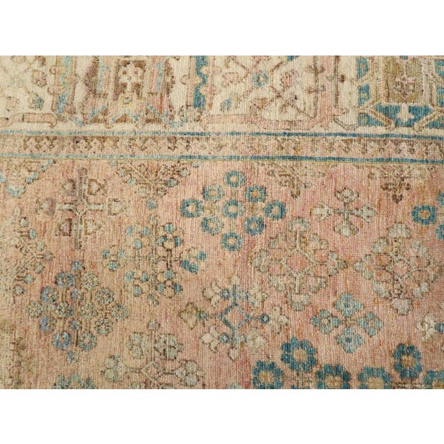 Mid 20th Century Galerie Shabab Collection Mid-20th Century Persian Joshegan Accent Rug For Sale - Image 5 of 7