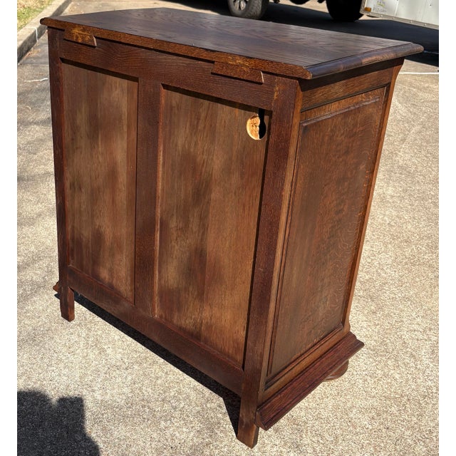 Vintage Country French Two Door Console Cabinet Sideboard For Sale - Image 9 of 12