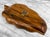 Brown Mid-Century 19" Monkey Pod Wood Divided Centerpiece Leaf Bowl For Sale - Image 8 of 9
