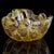 Barovier & Toso Vintage Murano Barovier Toso Red Spots Gold Flecks Italian Art Glass Mid Century Bowl Ashtray For Sale - Image 4 of 6