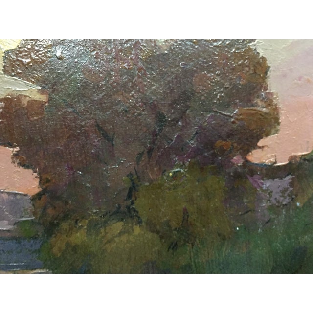 1970s 1970s Oil Painting Late Evening Constantinople Adolf Markovich For Sale - Image 5 of 7