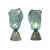 Blue Murano Glass Table Lamps from Barovier & Toso, 1950s, Set of 2 For Sale - Image 9 of 9