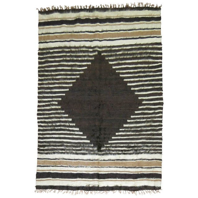 Zabihi Collectio nSirt Vintage Turkish Mohair Rug For Sale - Image 15 of 18