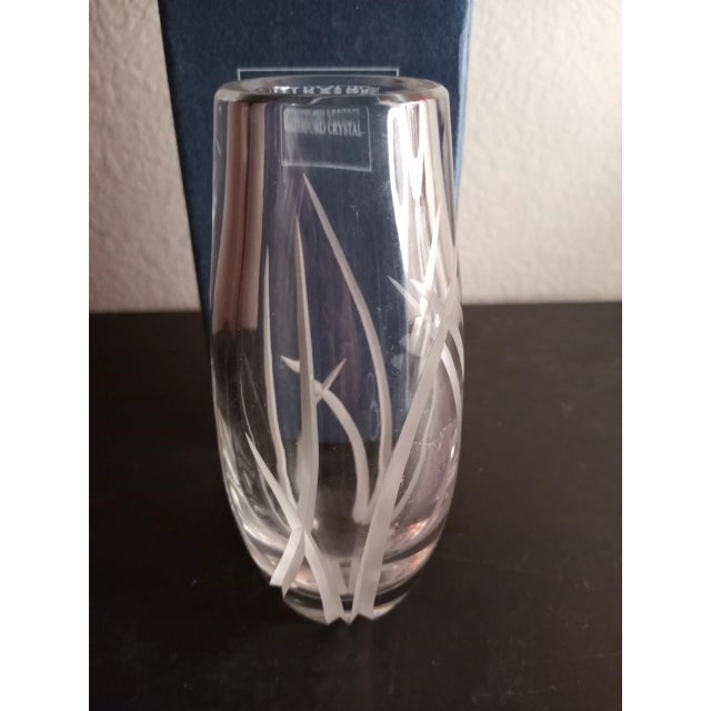 Transparent 1980s Marquis Waterford Crystal Poland Etched Posy Vase. For Sale - Image 8 of 8